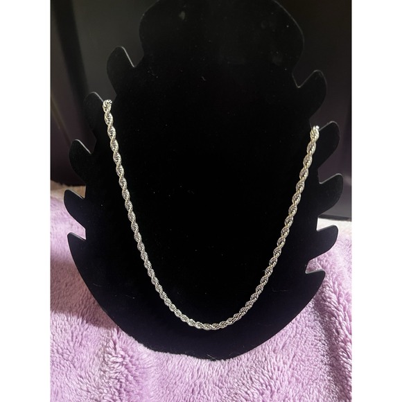 BMNY Jewelry - BMNY SILVER CHAIN‎ W/ 24KGP 23 1/2 Inches